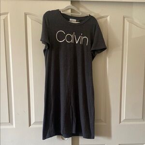 Calvin Klein Charcoal Casual Dress